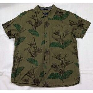 Roark Classic Fit Men's Short Sleeve Button Front Pocket Collared Shirt Size XL